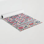 Shakhrisyabz Suzani Uzbekistan Embroidery Print Yoga Mat Gallery Image 2