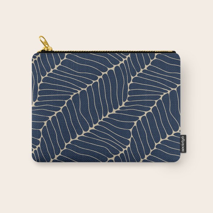 Organic Nature Navy Blue Carry All Pouch Gallery Image 1