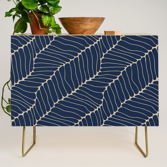 Organic Nature Navy Blue Credenza Gallery Image 1