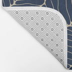 Organic Nature Navy Blue Bath Mat Gallery Image 2
