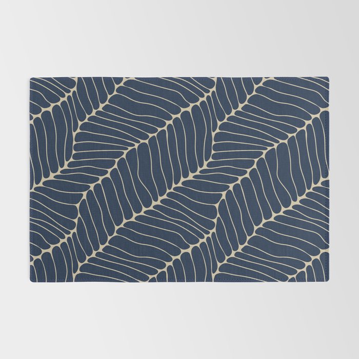 Organic Nature Navy Blue Rug Gallery Image 2