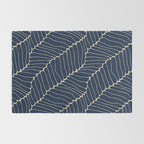Organic Nature Navy Blue Rug Gallery Image 2
