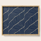 Organic Nature Navy Blue Serving Tray Gallery Image 1