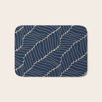 Organic Nature Navy Blue Bath Mat Gallery Image 1