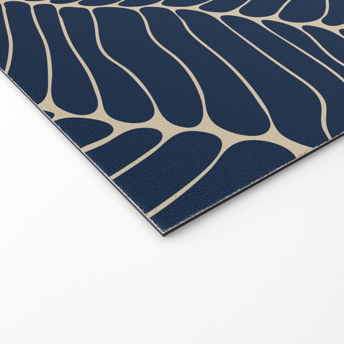 Organic Nature Navy Blue Welcome Mat Gallery Image 2