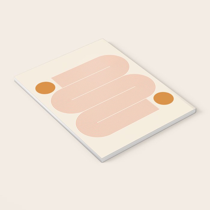 Abstraction_SUN_LINE_ART_Minimalism_002 Notebook Gallery Image 3