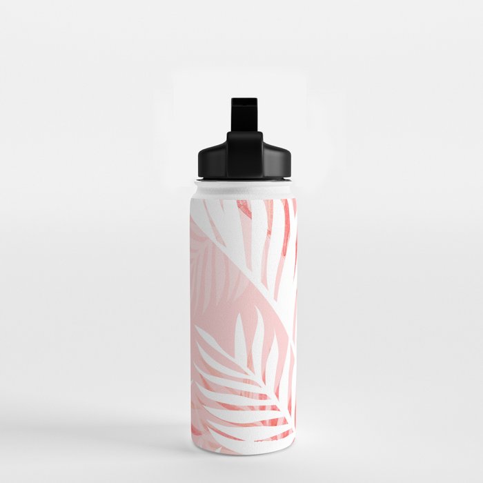 Tropical bliss - coral Water Bottle Gallery Image 2
