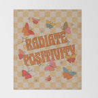 Radiate Positivity Butterflies Throw Blanket Gallery Image 2