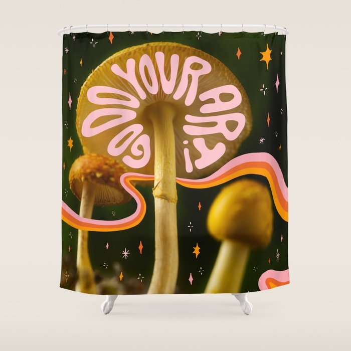Go Do Your Art Shower Curtain Gallery Image 1