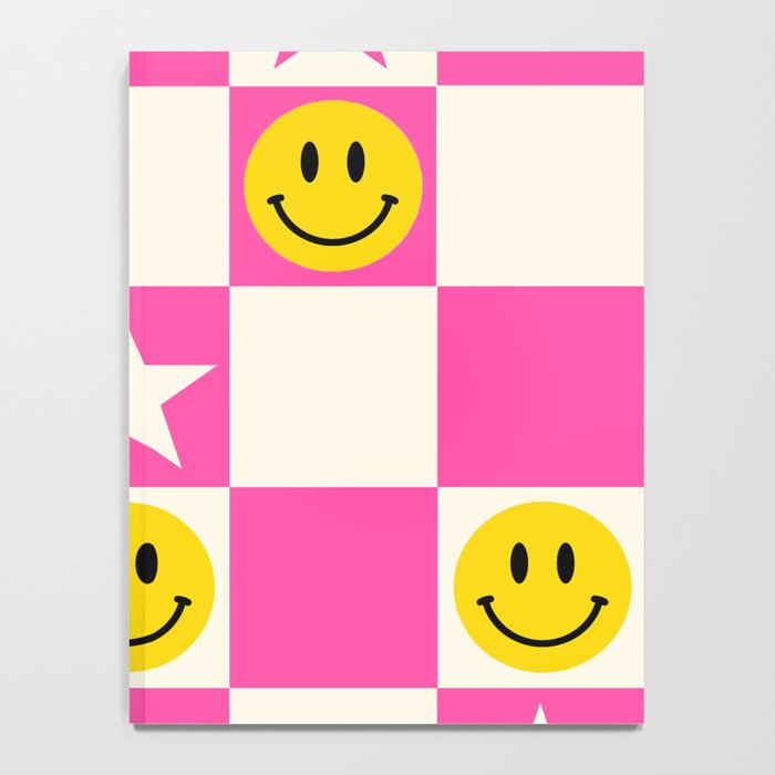 SMILEY STAR PINK Notebook Gallery Image 4