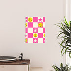 SMILEY STAR PINK Poster Gallery Image 2