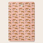 Big Cat pattern Softpink Cutting Board Gallery Image 1