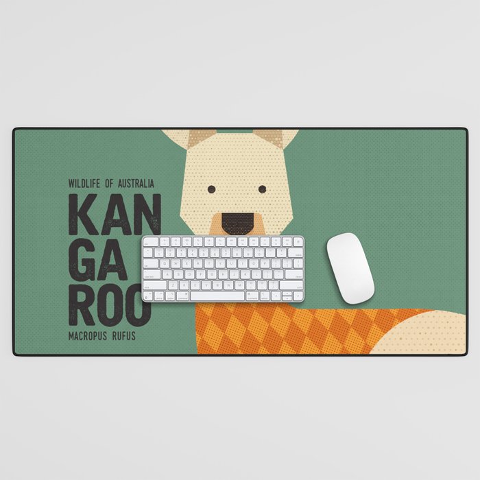 Hello Kangaroo Desk Mat Gallery Image 1