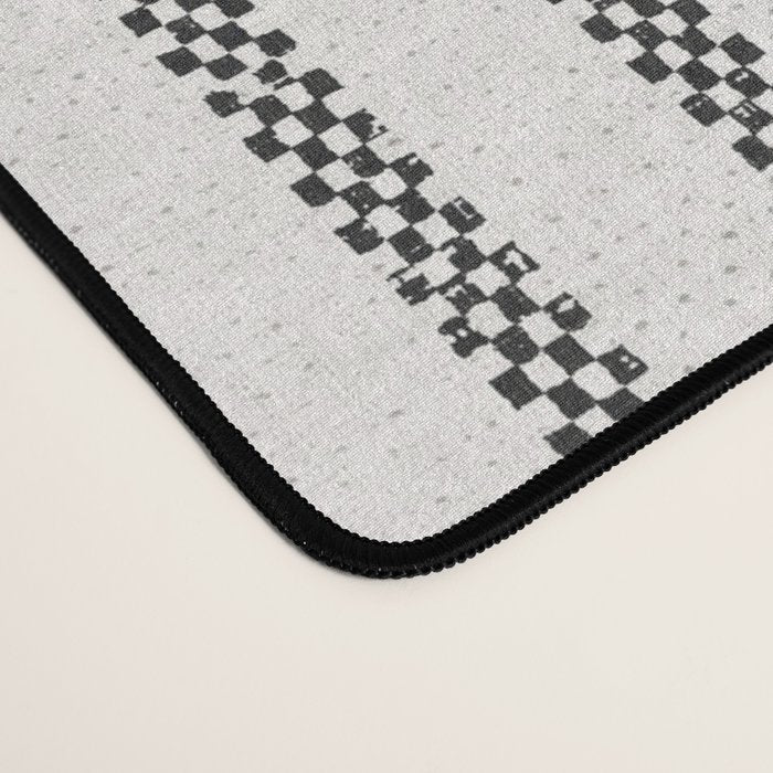 AEGEAN MULTI STRIPE BLACK Desk Mat Gallery Image 4