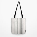 AEGEAN MULTI STRIPE BLACK Tote Bag Gallery Image 2