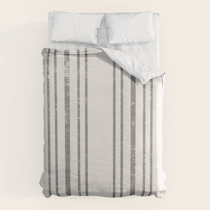 AEGEAN MULTI STRIPE BLACK Duvet Cover Gallery Image 6