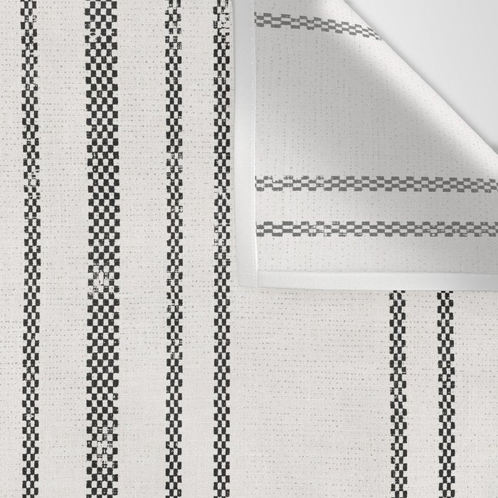 AEGEAN MULTI STRIPE BLACK Wall Tapestry Gallery Image 3