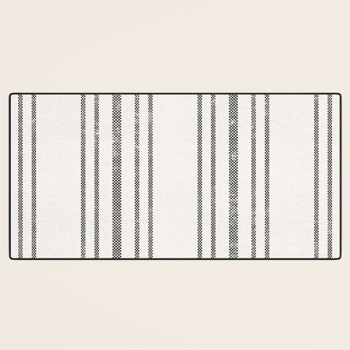 AEGEAN MULTI STRIPE BLACK Desk Mat Gallery Image 3