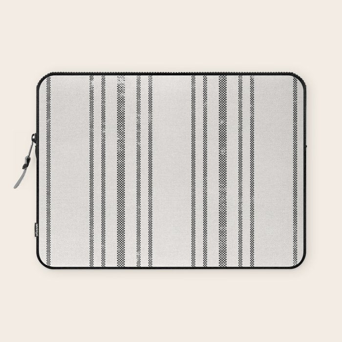 AEGEAN MULTI STRIPE BLACK Laptop Sleeve Gallery Image 1