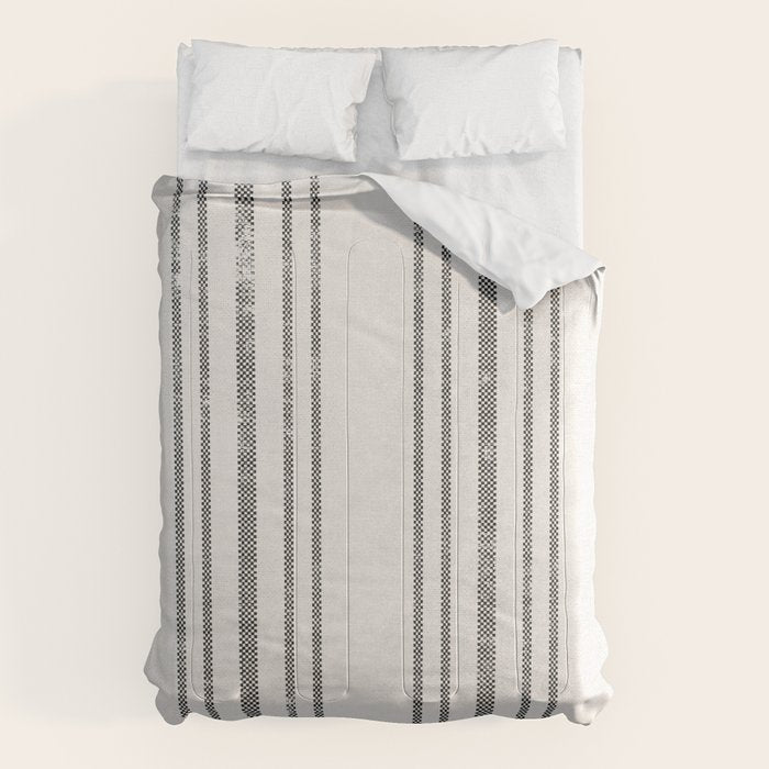 AEGEAN MULTI STRIPE BLACK Comforter Gallery Image 1