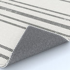 AEGEAN MULTI STRIPE BLACK Rug Gallery Image 4