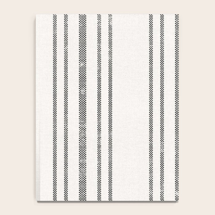 AEGEAN MULTI STRIPE BLACK Notebook Gallery Image 4