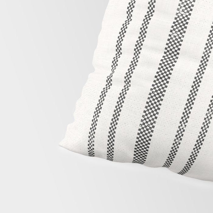 AEGEAN MULTI STRIPE BLACK Pillow Sham Gallery Image 4