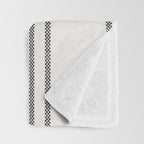 AEGEAN MULTI STRIPE BLACK Throw Blanket Gallery Image 3