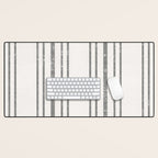 AEGEAN MULTI STRIPE BLACK Desk Mat Gallery Image 1