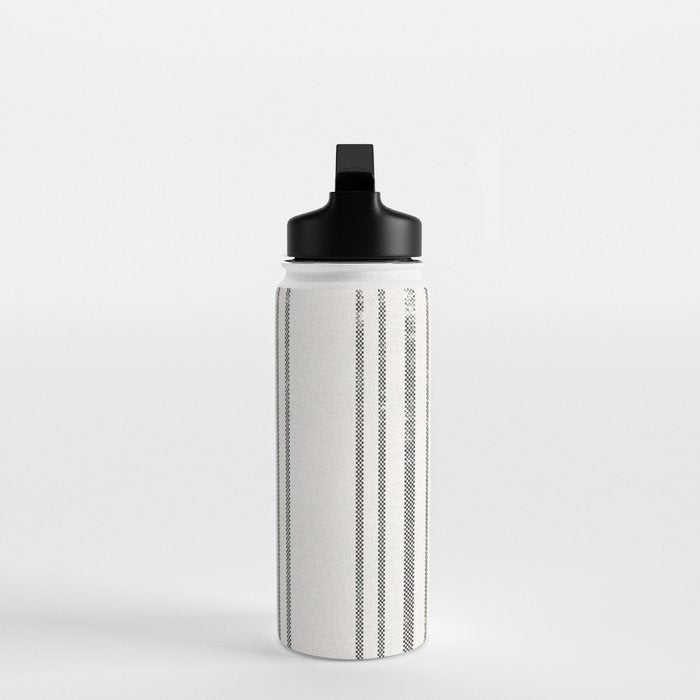 AEGEAN MULTI STRIPE BLACK Water Bottle Gallery Image 3