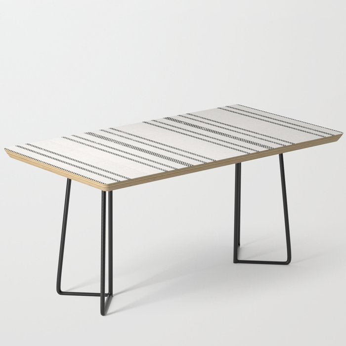 AEGEAN MULTI STRIPE BLACK Coffee Table Gallery Image 1