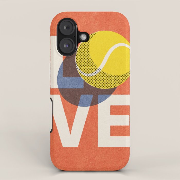 BALLS - Love Tennis - Clay Court iPhone Case Gallery Image 1