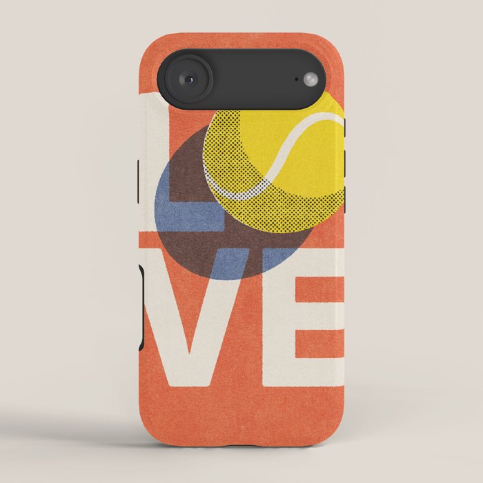BALLS - Love Tennis - Clay Court iPhone Case Gallery Image 2
