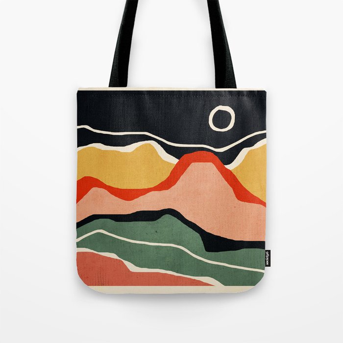 Abstract Art Landscape 48 Tote Bag Gallery Image 1