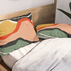 Abstract Art Landscape 48 Pillow Sham Gallery Image 2