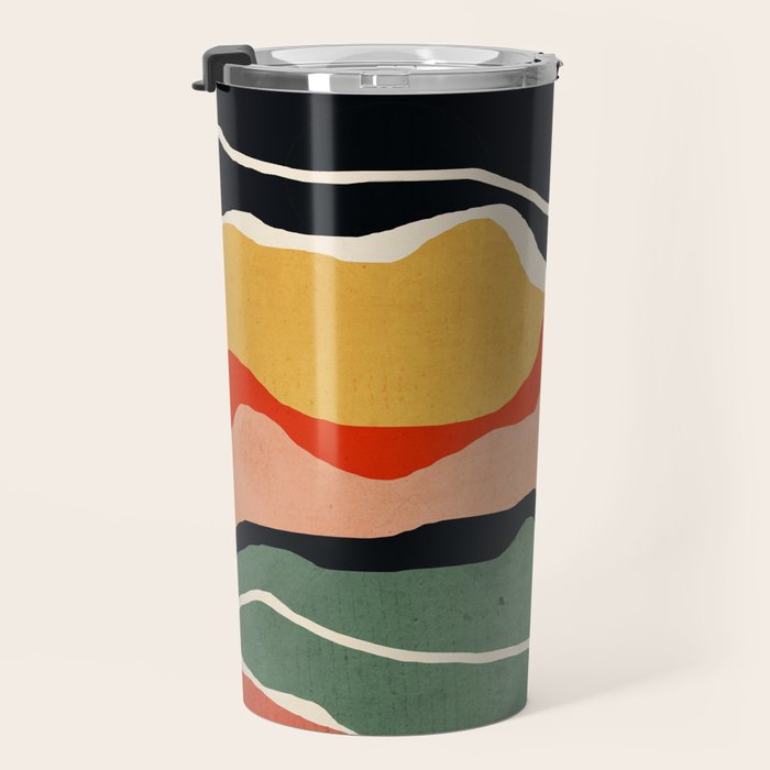 Abstract Art Landscape 48 Travel Mug Gallery Image 3