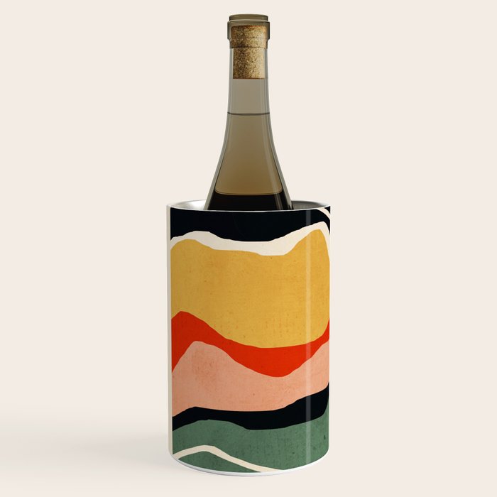 Abstract Art Landscape 48 Wine Chiller Gallery Image 2