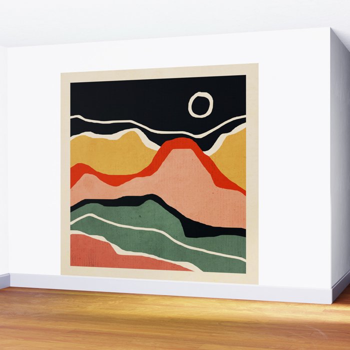 Abstract Art Landscape 48 Wall Mural Gallery Image 2