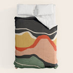 Abstract Art Landscape 48 Comforter Gallery Image 6