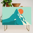 As the sun rises over the peak Credenza Gallery Image 1