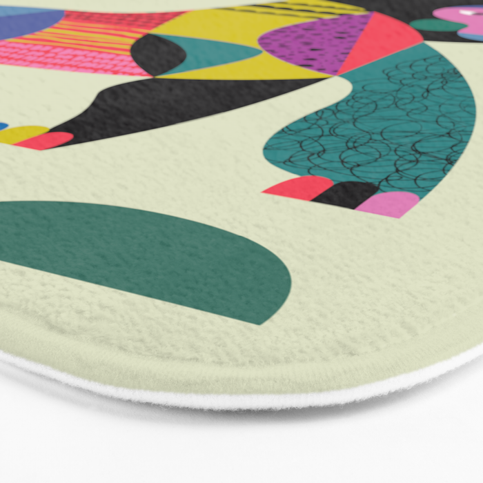 Mid Century Modern Gorilla Bath Mat Gallery Image 3