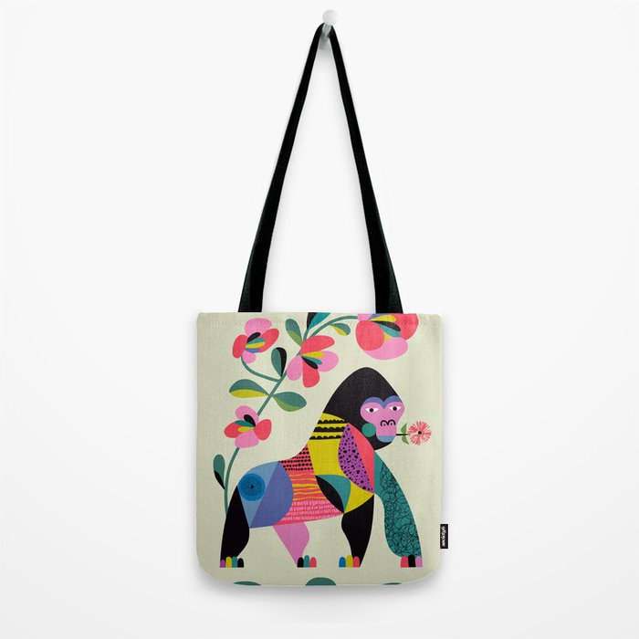 Mid Century Modern Gorilla Tote Bag Gallery Image 2