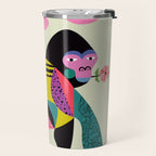 Mid Century Modern Gorilla Travel Mug Gallery Image 2