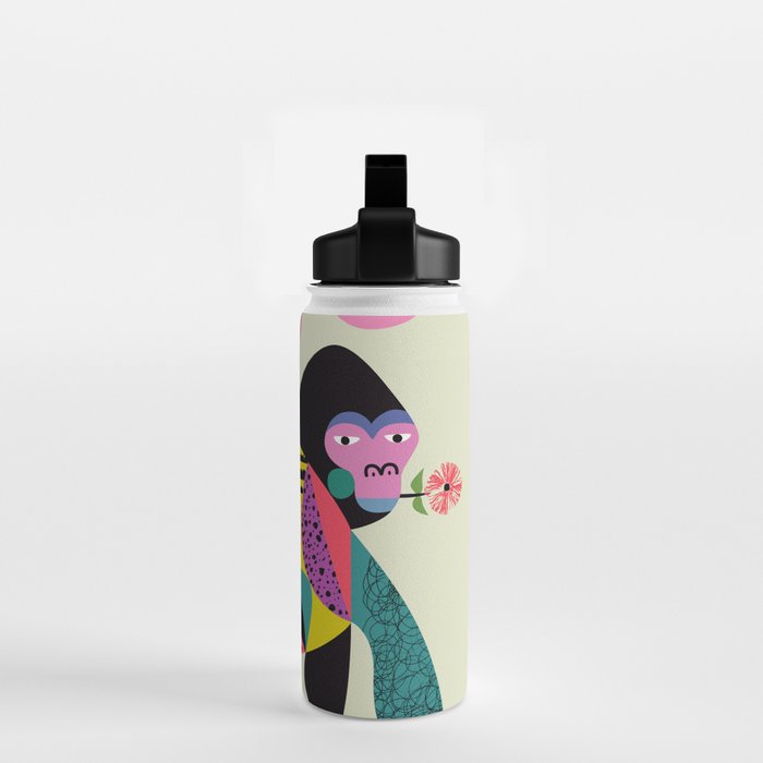 Mid Century Modern Gorilla Water Bottle Gallery Image 2