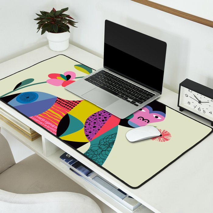 Mid Century Modern Gorilla Desk Mat Gallery Image 2