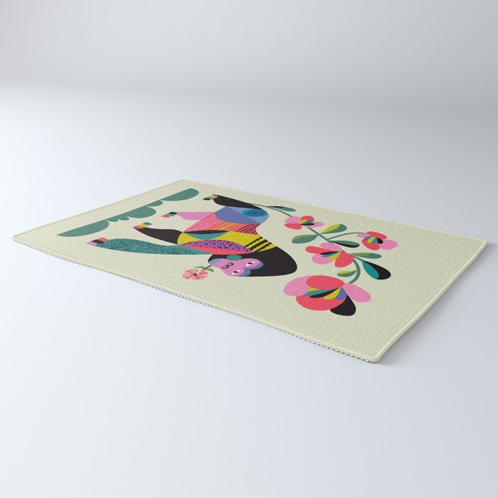 Mid Century Modern Gorilla Rug Gallery Image 3