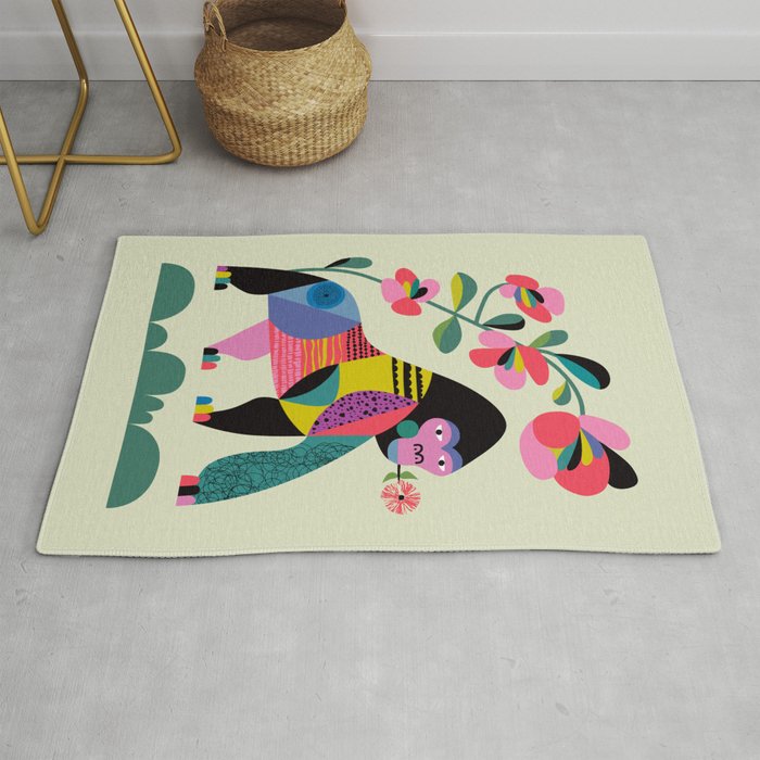 Mid Century Modern Gorilla Rug Gallery Image 1