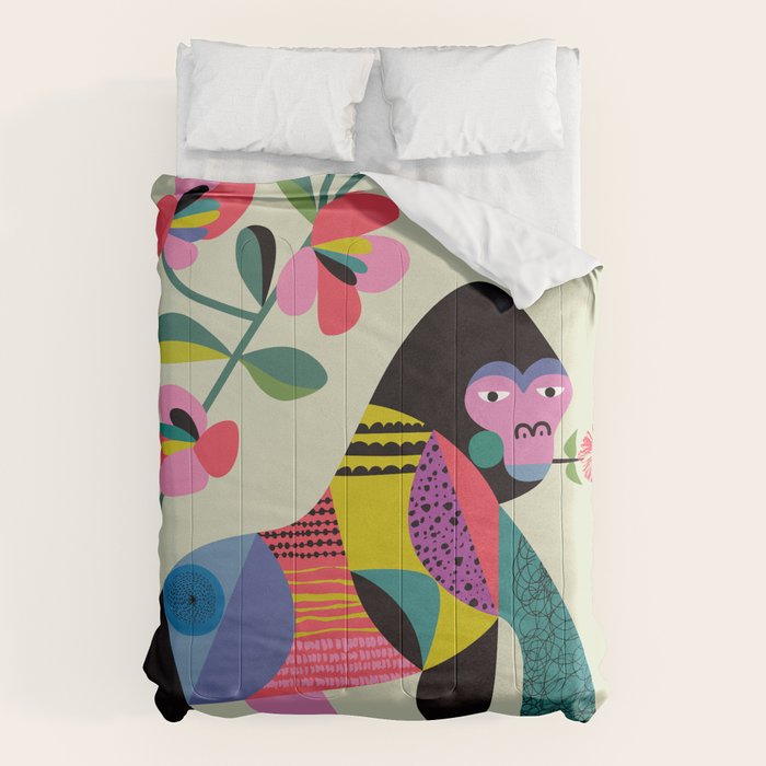 Mid Century Modern Gorilla Comforter Gallery Image 6