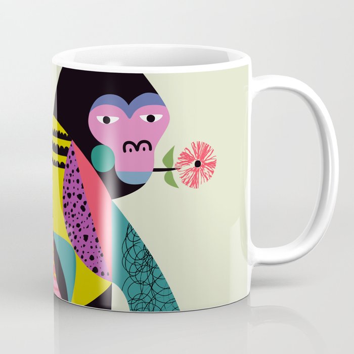 Mid Century Modern Gorilla Coffee Mug Gallery Image 1