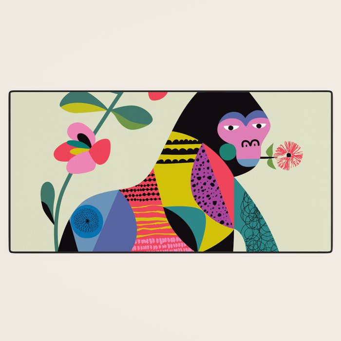 Mid Century Modern Gorilla Desk Mat Gallery Image 3